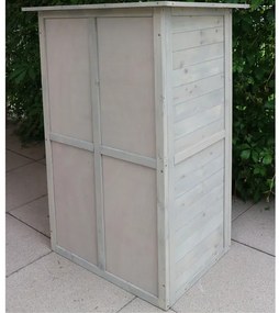 Habau Záhradná skriňa Benno, 76 x 56 x 117 cm, sivá  (100344780)