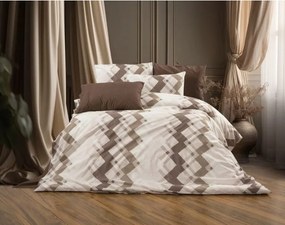 ECOMATRACE Bavlnené posteľné obliečky Elegant brown