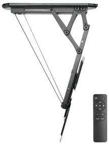 MK FLORIA MKF-20DM444 - Inteligentný stropný držiak pre TV 55" čierna Wi-Fi TUYA + DO