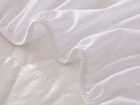 XPOSE® Prešívaný chránič matraca Exclusive - biely 160x200 cm