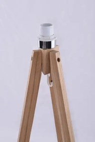 Drevená lampa Tripod