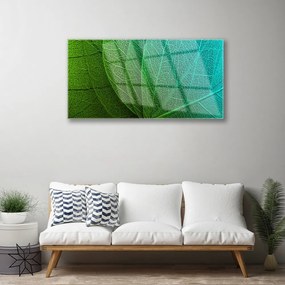 Obraz na skle Abstrakcie listy rastlina 125x50 cm