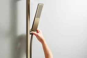 Hansgrohe Pulsify E, tyčová ručná sprcha 100 1jet EcoSmart+, kartáčovaný bronz, HAN-24321140