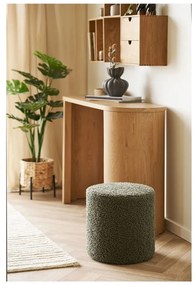 Zelený taburet z textílie buklé Ejby – House Nordic