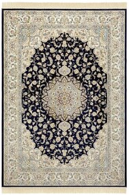 Hanse Home, Kusový koberec Naveh 104378 darkblue / Cream, 160x230, modrá, chodba / predsieň