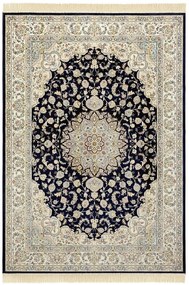 Nouristan - Hanse Home koberce Kusový koberec Naveh 104378 darkblue / Cream - 195x300 cm