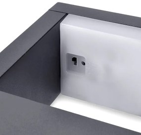 Brilagi - LED Vonkajšie svietidlo RAGUSA LED/7W/230V 3000/4000/6000K antracit IP54