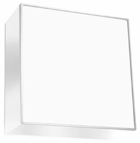 Stropné svietidlo Horus, 1x biele plastové tienidlo, (biely plast), (25 cm)