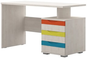Detský písací stôl Alegria - borovica/multicolor
