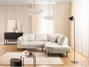 Béžová ženilková rohová pohovka (pravý roh/do L) Mauris – Ropez