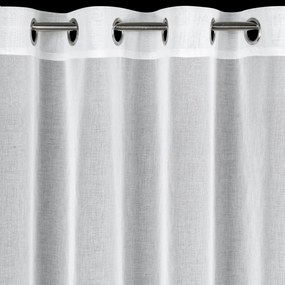 ZÁCLONA NA KRÚŽKOCH KAJA 350X145 CM CM BIELA