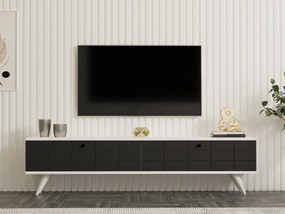 TV stolík/skrinka Butepe (antracit + biela) . Vlastná spoľahlivá doprava až k Vám domov. 1095159