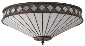 Endon 64145 - Stropné svietidlo Tiffany FARGO 2xE27/60W/230V pr. 41,5 cm