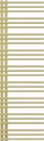 Mexen Neptun, vykurovacie teleso 1600x500 mm, 662 W, zlatá lesklá, W101-1600-500-00-50