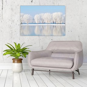 Obraz zimnej krajiny (90x60 cm)