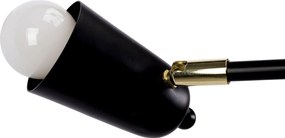 Toolight Toolight, 4-rammené stropné svietidlo, 4xE14, APP1708-4CP, čierna-zlatá, OSW-03628