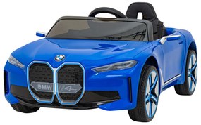 BMW i4 auto na batérie pre deti modré + diaľkové ovládanie