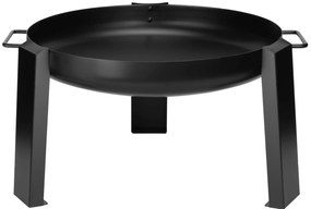 Oceľové záhradné ohnisko HOGAR 60 cm čierne