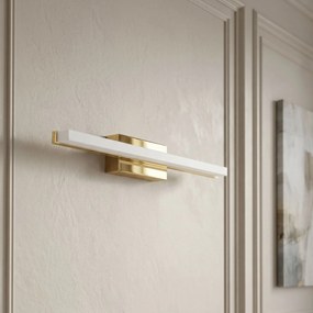 Toolight Toolight, LED nástenné svietidlo, 40cm, 6W, 4000K, 500lm, APP1848-1W, zlatá lesklá, OSW-66360