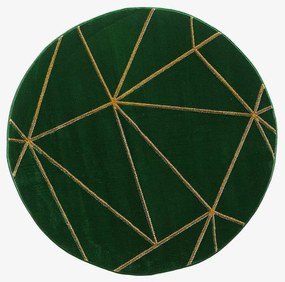 Koberec Diamond 1,6/1,6 A0071 zelená/zlatá