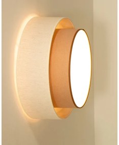 Stropné svietidlo NATIA 1xE27/60W/230V biela/hnedá