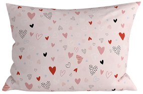 Sada 2 ks dekoračných obliečok na vankúš LOVITA 40x60 cm, ružová