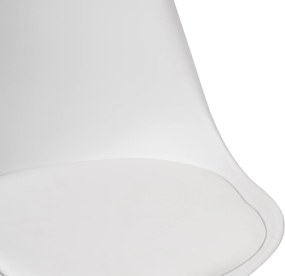 Noela Škandinávska jedálenská stolička SCANDINO biela