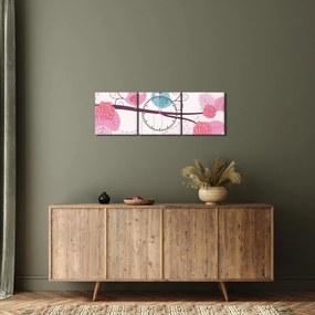 Obraz - Lásky čas (s hodinami) (90x30 cm)