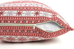 Polášek Obliečka na vankúšik so zimnými motívmi - Cuoricino | 40 x 40 cm