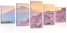 5-dielny obraz nádherné Japonsko - 100x50