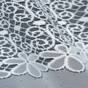 Záclona žakárová 345090 80 biela Tovar na mieru