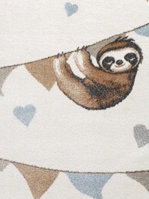 Koberec Villeroy & Boch BOHO KIDS Walk like an Elephant Rainbow Party krémový