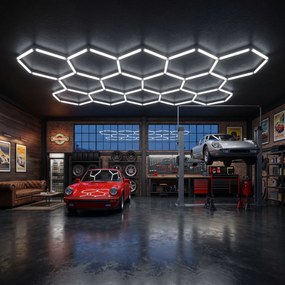 Toolight Toolight, LED stropné svietidlo HEXAGON, JNH052-H, biela, OSW-56244