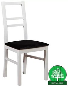 Stolička W130 biely tk.primo 8802