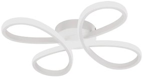 Biele LED stropné svietidlo 40x40 cm Fly – Trio