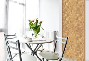 DUB 50, jednotlivé kusy 50 x 50 mm (0,0025 m²) alebo samolepiaci panel 300 x 300 mm (0,09 m²) - 3D drevená mozaika 6 mm Broušený - bez povrch. úpravy