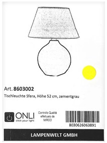 Euluna Euluna - Stolná lampa SFERA 1xE27/22W/230V LW0908