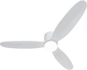 Stropný ventilátor biely 132 cm vrátane LED stmievateľný s diaľkovým ovládaním - Sofio