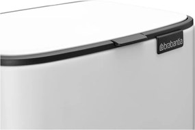 Biely pedálový oceľový odpadkový kôš 7 l Bo – Brabantia