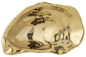 Bloomingville Dekoratívna keramická mištička Kellis Gold