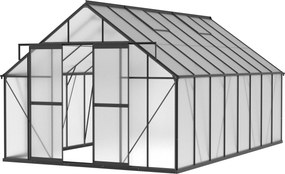 Skleník 245 x 304 x 488 cm, čierny