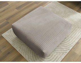 Svetlosivo-béžová menčestrová podnožka Lucien – Bobochic Paris