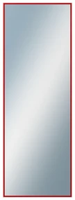 DANTIK - Zrkadlo v rámu, rozmer s rámom 50x140 cm z lišty Hliník červená (7269210)