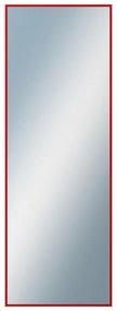 DANTIK - Zrkadlo v rámu, rozmer s rámom 50x140 cm z lišty Hliník červená (7269210)