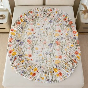 Obliečka z mikrovlákna WILDFLOWERS farebná 90x200 cm