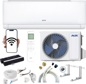 Klimatizátor Aux Q-Smart Eco 3,5 kW samostatný nástenný set Klimatizácia