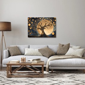 Sklenený obraz – Surrealistický strom (70x50 cm)