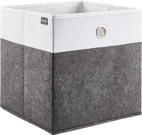XXXLutz SKLADACÍ BOX, kov, textil, kartón, 32/32/32 cm Carryhome - Úložné boxy & dekoračné boxy - 007968009106
