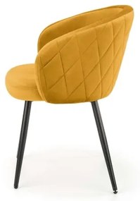 Jedálna stolička CALMURE žltá