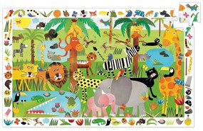 Vyhľadávacie puzzle s plagátom – Jungle – 35 ks
